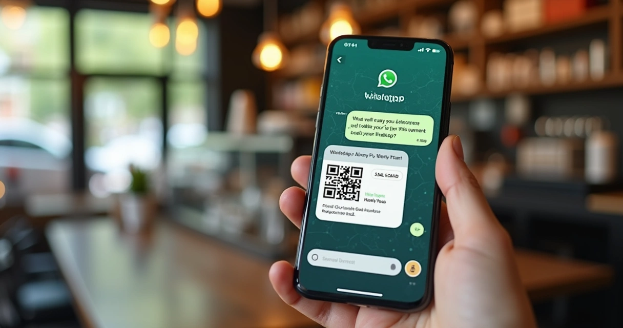 WhatsApp exibindo cobrança Pix para cliente