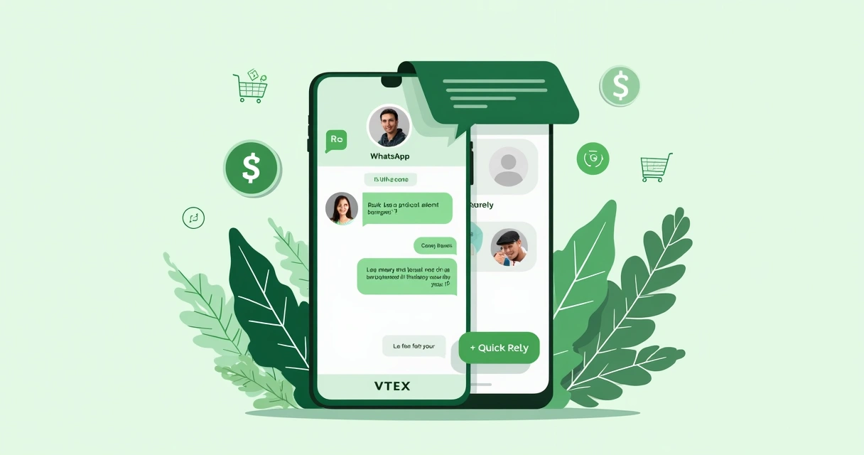 Tela de WhatsApp com mensagem automática do chatbot citando produto deixado no carrinho. 