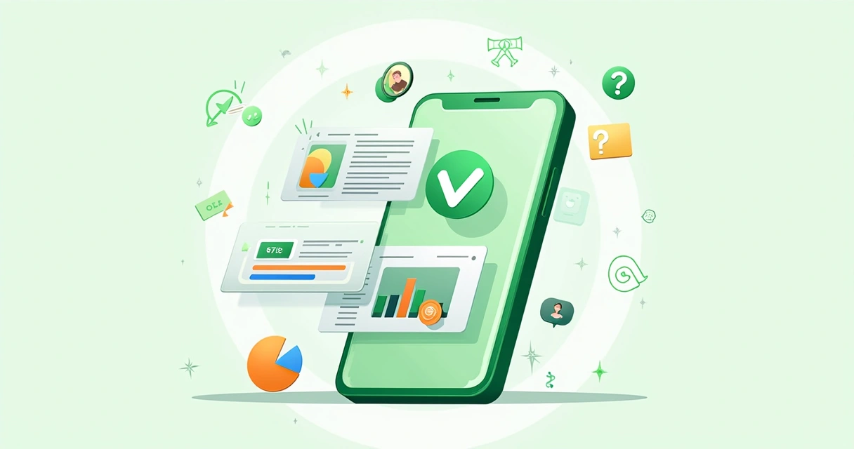 Tela de WhatsApp com IA organizando gastos a partir de mensagens. 