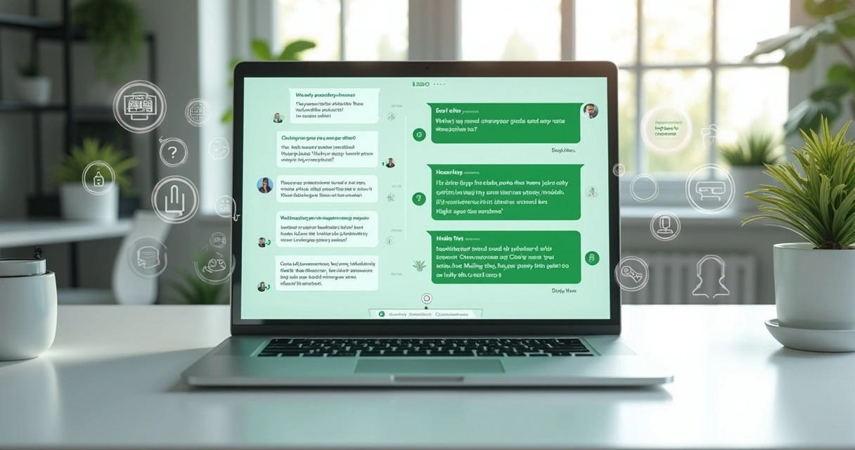 Painel com chatbot de inteligência artificial atendendo clientes no WhatsApp 