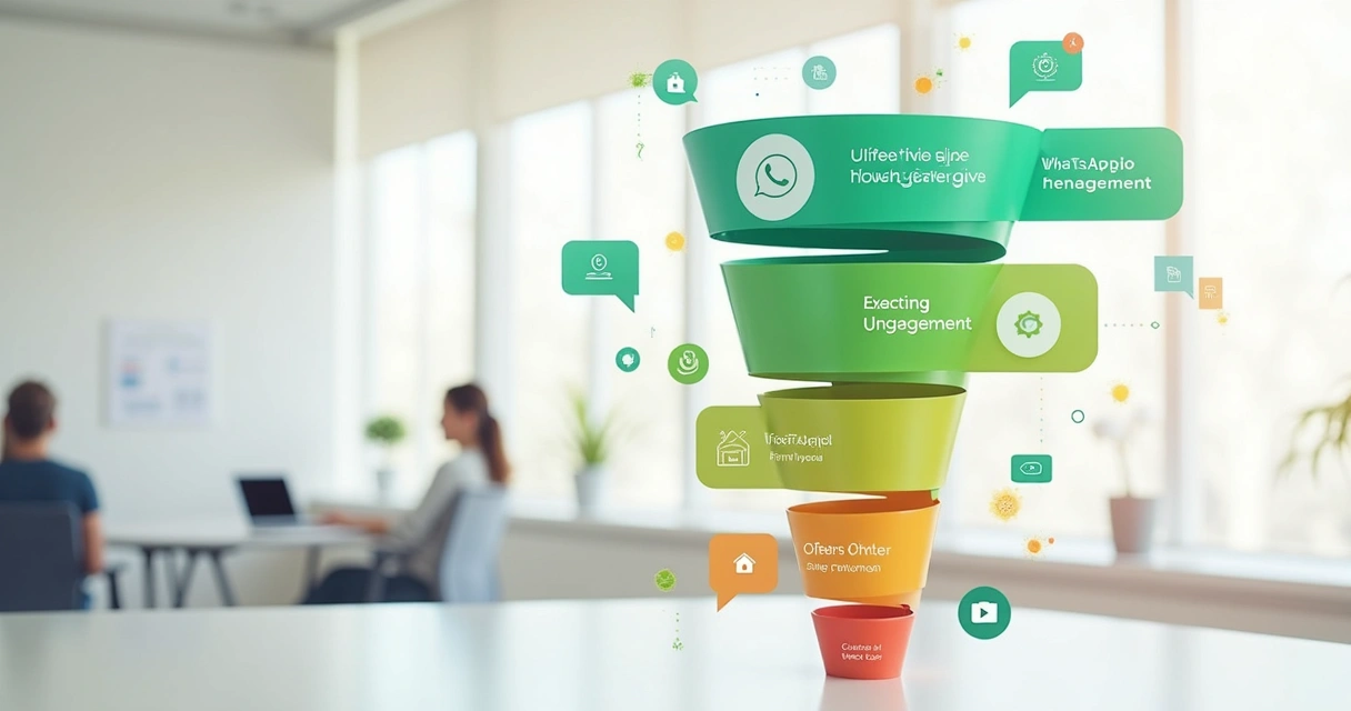 Fluxo de vendas e marketing no WhatsApp 