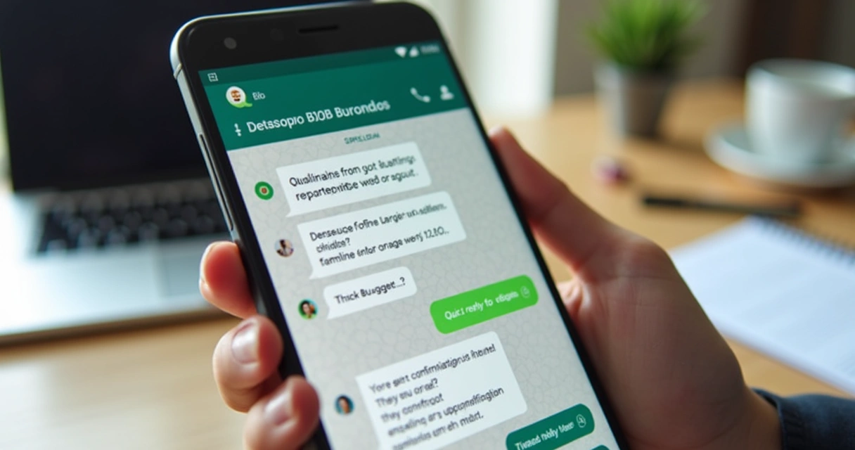 Conversa no WhatsApp qualificando lead 