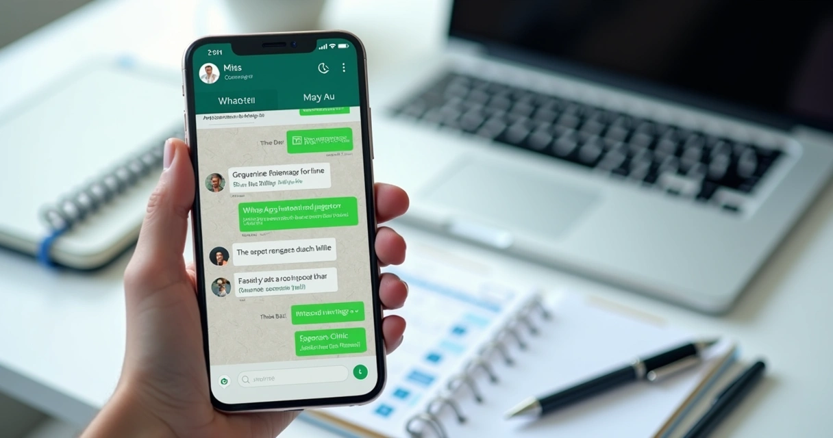 Tela de celular com campanha segmentada de reativação no WhatsApp 