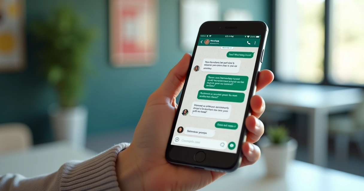 Tela de whatsapp com resposta a feedback crítico 