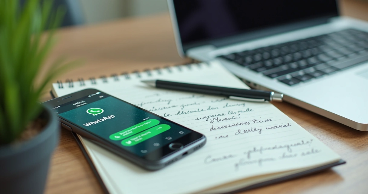 Celular com conversa de cliente e lembrete de retorno 