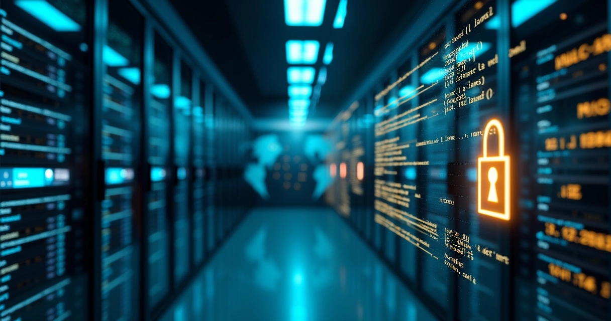 Tela de consulta WHOIS com cadeado representando proteção de domínio e dados 
