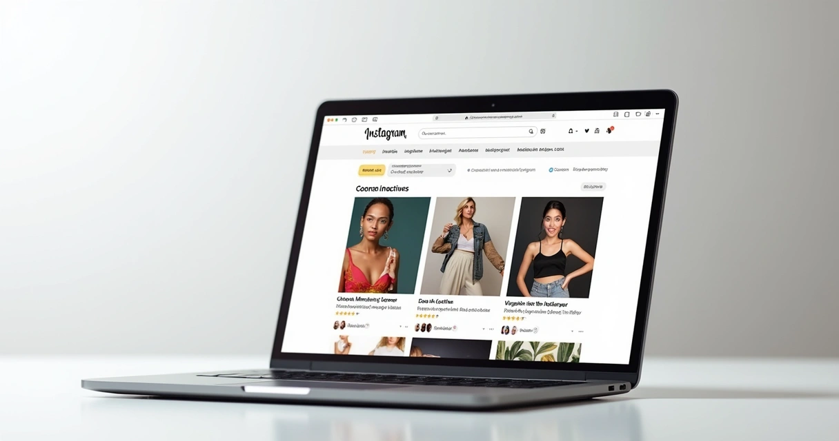 Widget de feed Instagram integrado em e-commerce