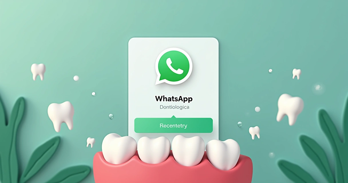 Widget flutuante de WhatsApp em site de clínica