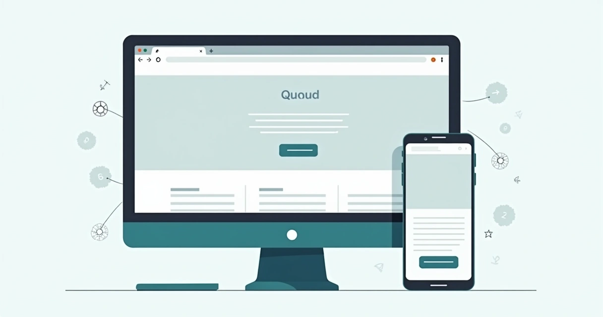 Wireframe de landing page minimalista com poucos blocos e CTA em destaque