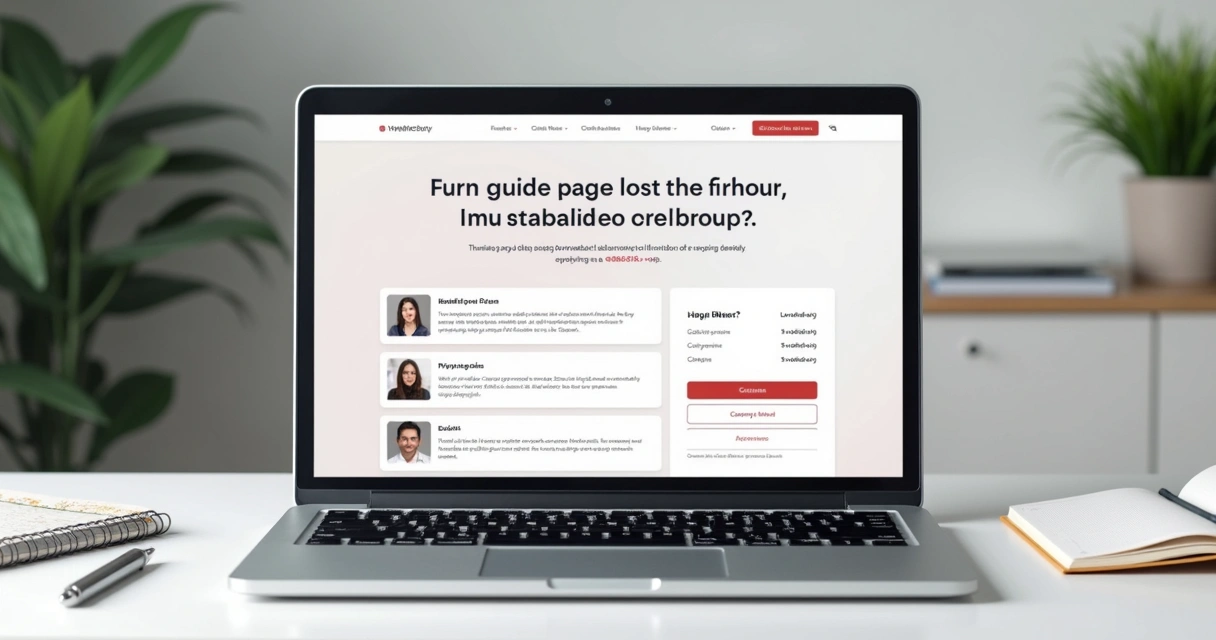 Wireframe de landing page focada em conversão 