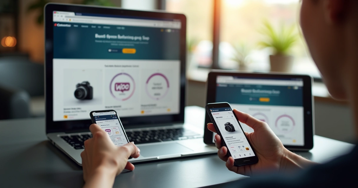 WooCommerce mobile storefront display testing on multiple devices