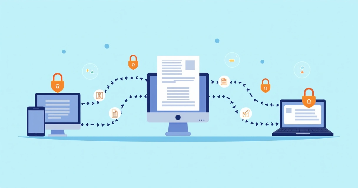 Automated workflow with documents moving through APIs for digital signing 