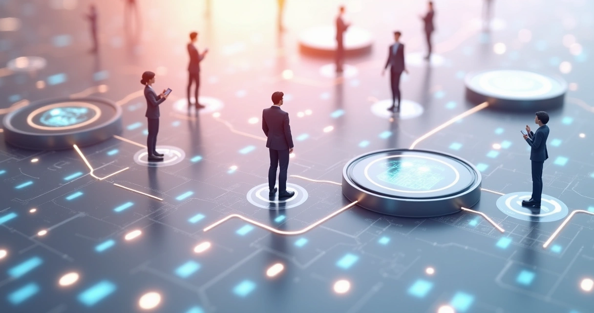 Fluxo visual de dados entre aplicativos de vendas, estoque e atendimento ao cliente 