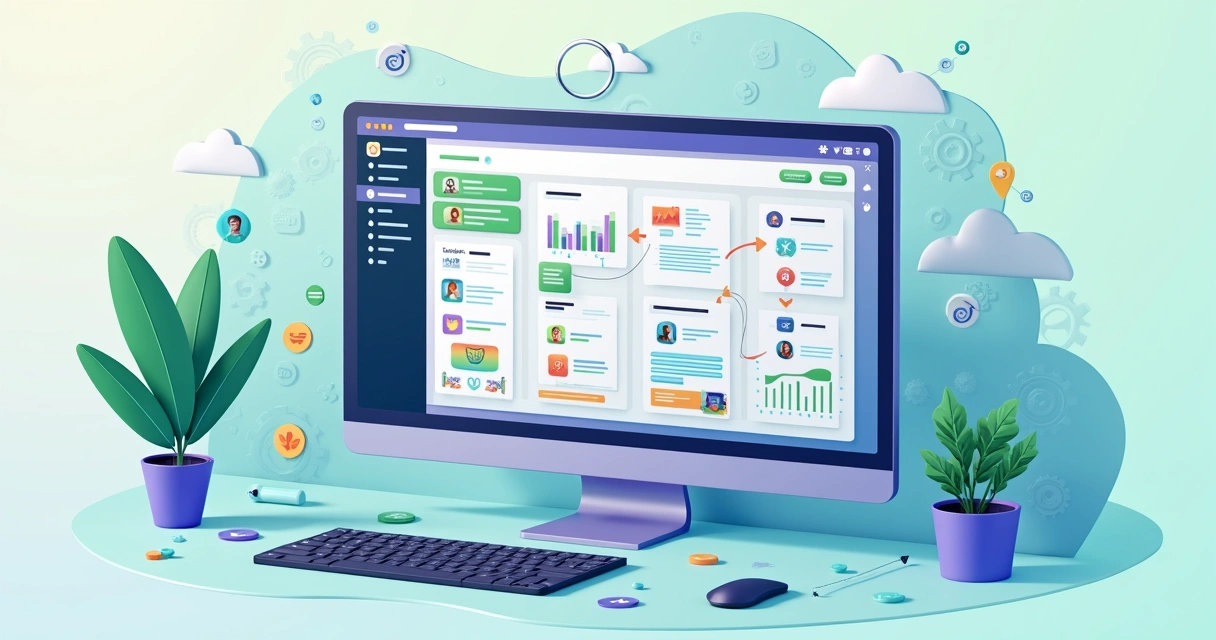 Fluxo visual de automação com N8N e CRM