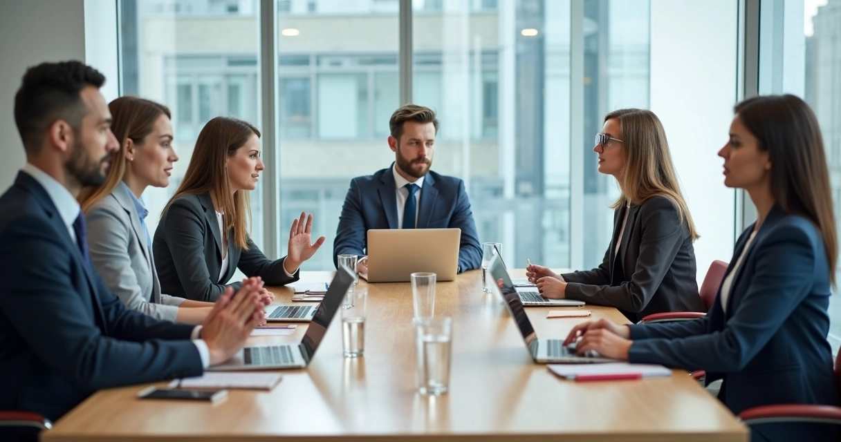 Team meeting with one person ignored at the table