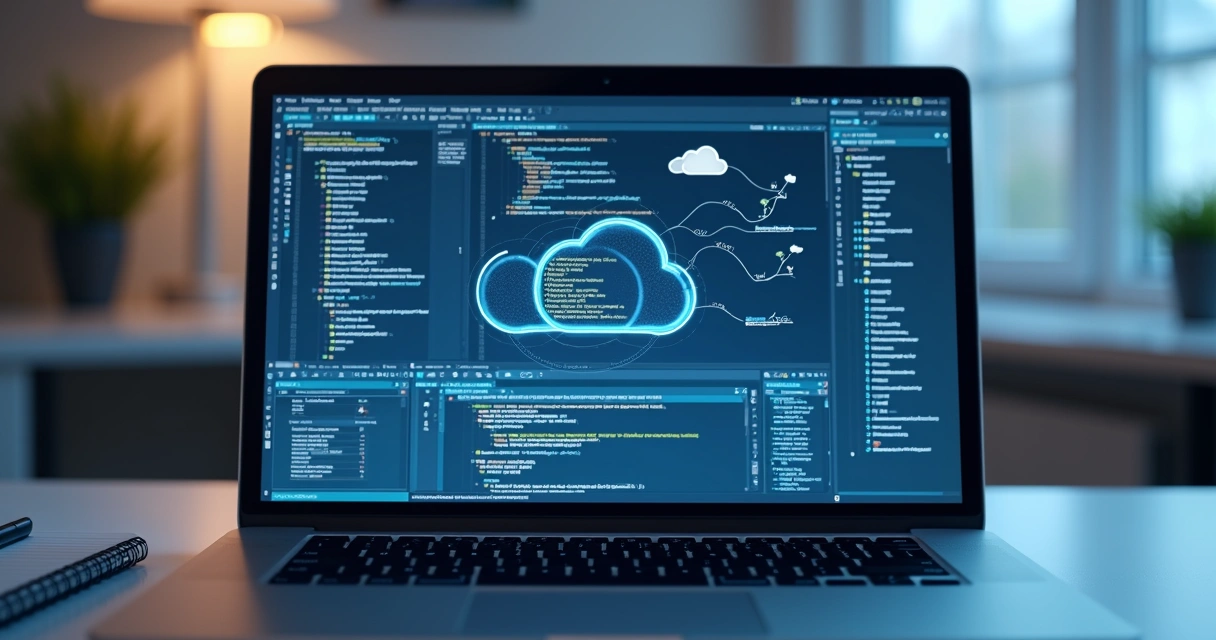 Ambiente de desenvolvimento em nuvem com IA e fluxos de software 