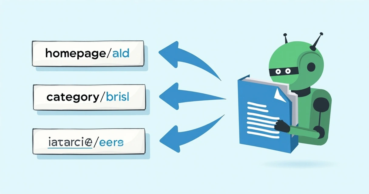 XML sitemap diagram illustration