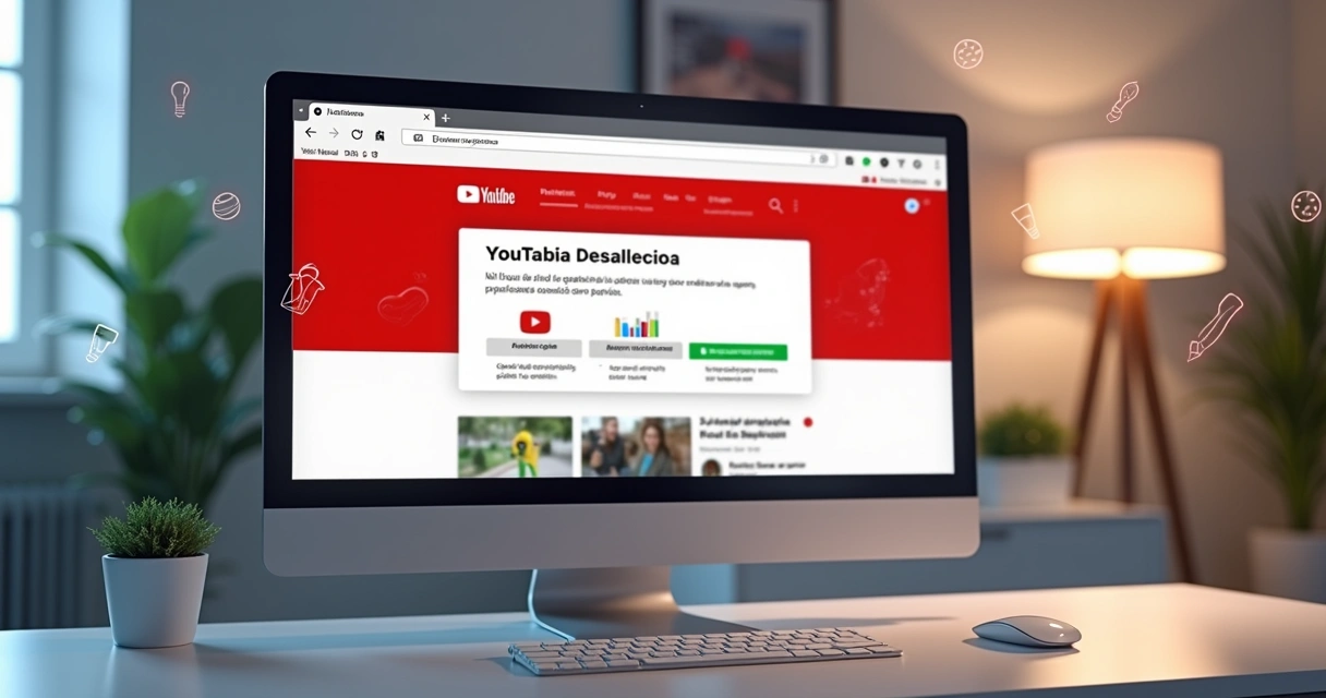 Tela do YouTube com aviso de cookies destacando opções de aceitar ou recusar 